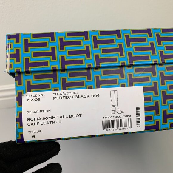 NIB Tory Burch Sofia 50MM Tall Boot - Picture 11 of 11